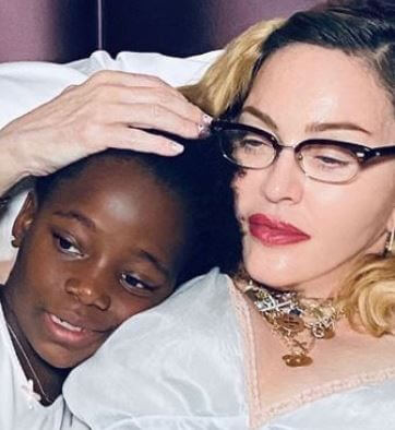 Estere Ciccone with her mother, Madonna.